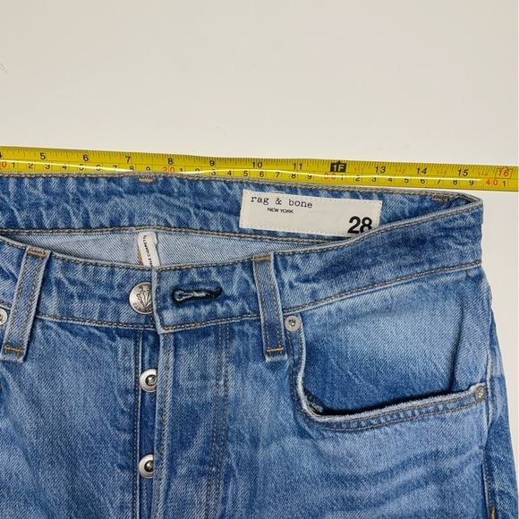Rag & Bone Nina High Rise Tulip Ankle Cigarette Jeans Size 28 - Picture 11 of 16